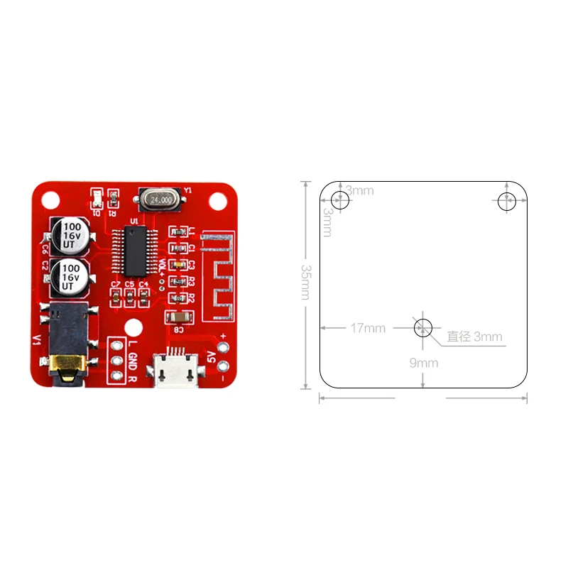 Bluetooth 4 2 декодер DAC плата без потерь приемник модуль HD MP3 декодирование DIY
