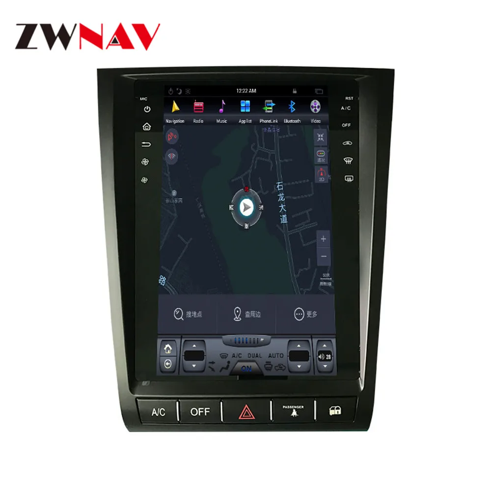 ZWNVA Tesla ips экран Android 8,1 система автомобиля нет dvd-плеер радио gps навигация для lexus GS GS300 GS350 GS450 GS460 2004-2011