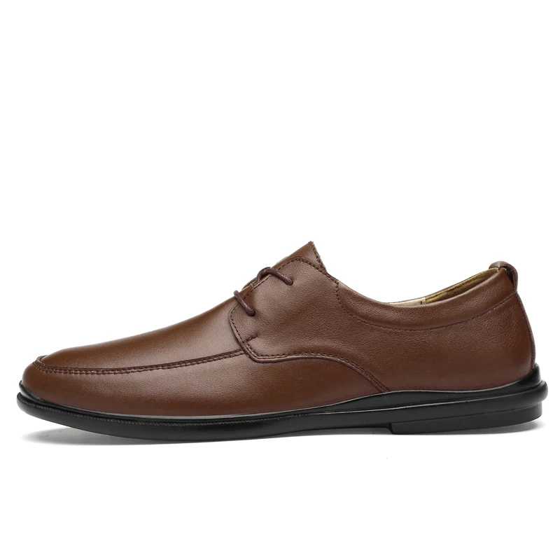 CLAX Mens Derby shoes Leather 2019 Spring Autumn Man's shoe Leisure Footwear Male Walking Shoe Big Size | Обувь