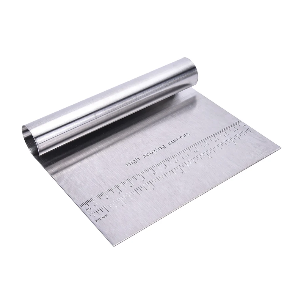 Фирменная новинка из нержавеющей стали скребок тесто для пиццы резак КУХНЯ муки