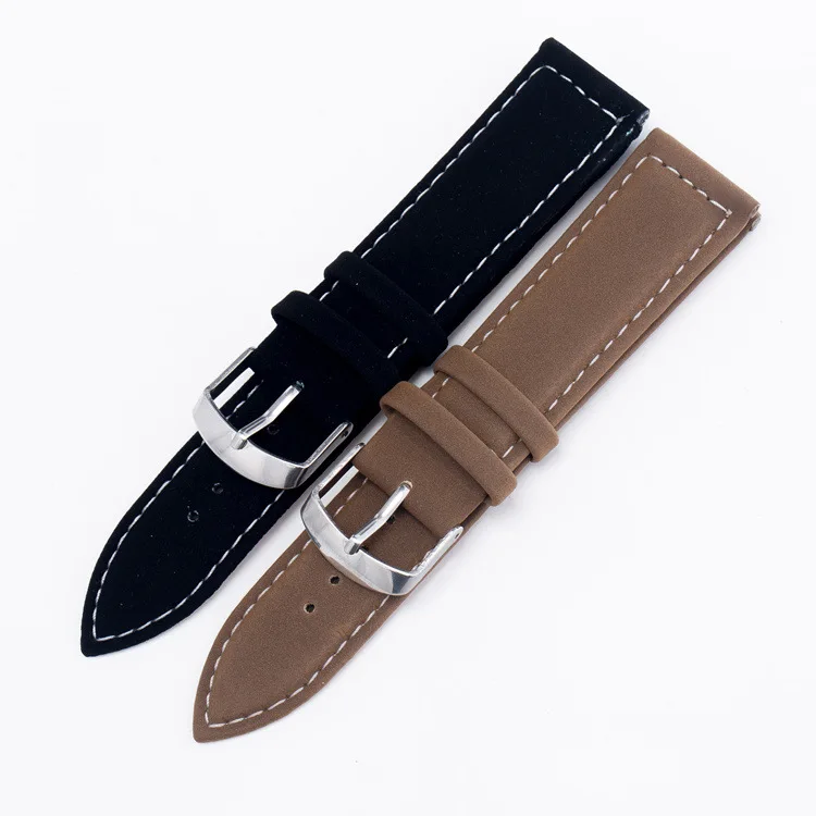 Ремешок матовый из микрофибры для наручных часов 22 мм 18/22 2020|band 22mm|watch strap22mm watchbands |