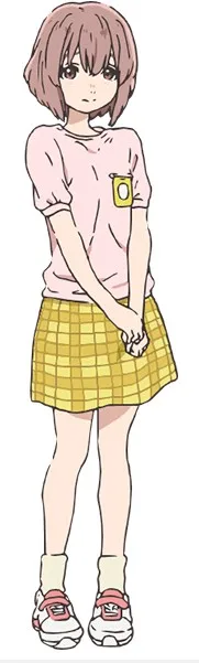 

Free shipping Anime A Silent Voice cosplay Shoko Nishimiya cos Halloween party girls Everyday casual clothes tops+skirt