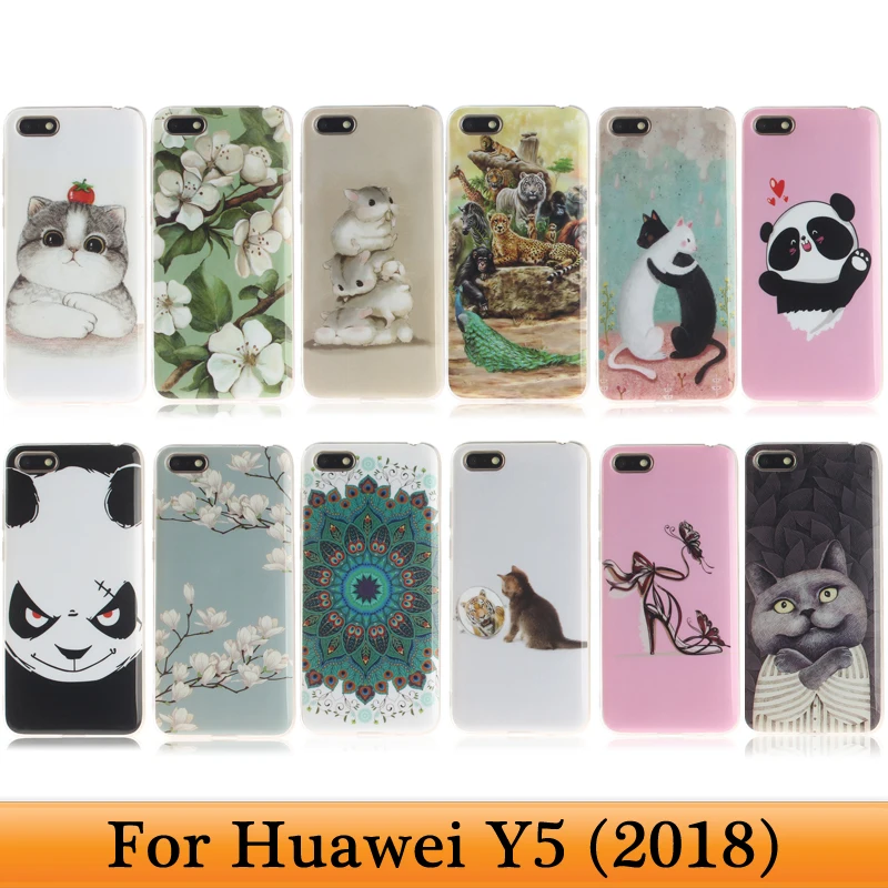 Чехол для Huawei Y5 2018 противоударные Чехлы силиконовый мягкий чехол из ТПУ Huawey Huawai