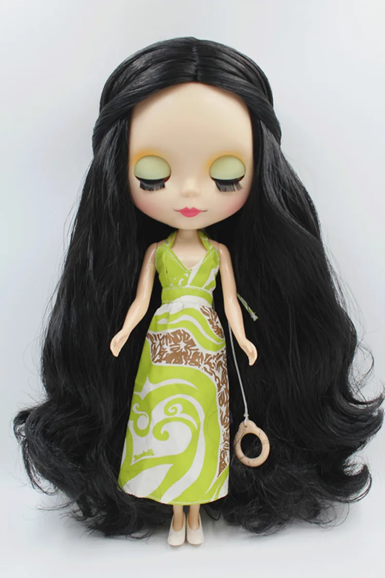Кукла Blygirl черная средняя волосы Blyth кукла тело мода можно изменить макияж модная
