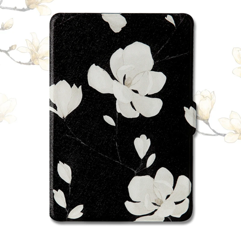 Для Amazon Kindle Paperwhite Чехол 1/2/3 с зелеными листьями кожа и функцией автоматической блокировки и разблокировки 6 дюймов электронная Книга чехол для Kindle Paperwhite Капа