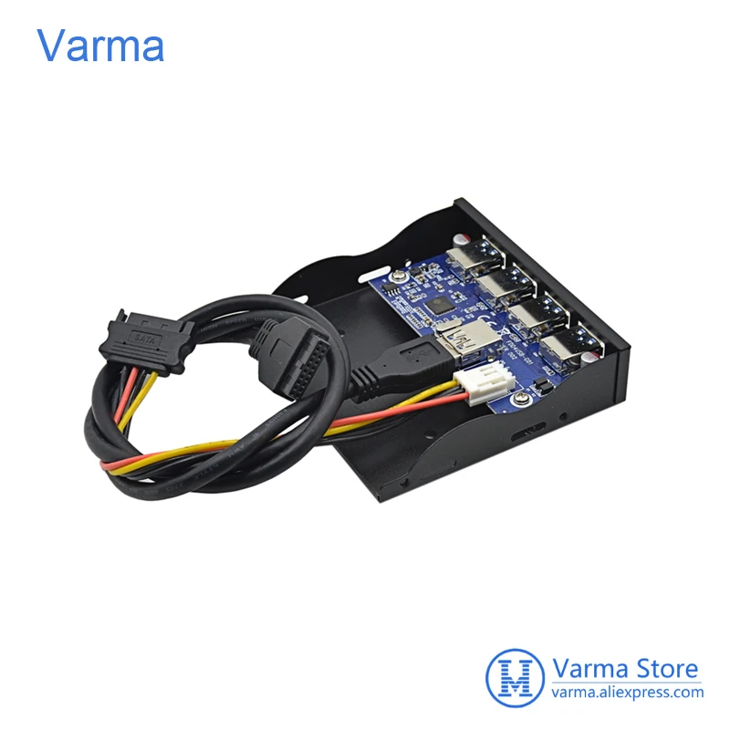 Varma 4 порта USB 3 0 Передняя панель USB3.0 концентратор адаптер кронштейн комбо с 15 Pin SATA