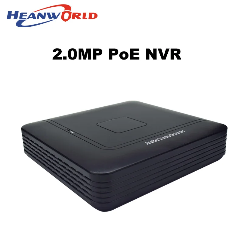 Heanworld 4CH POE NVR HD 1080P сетевой видеорегистратор 2.0MP CCTV система видеонаблюдения видео