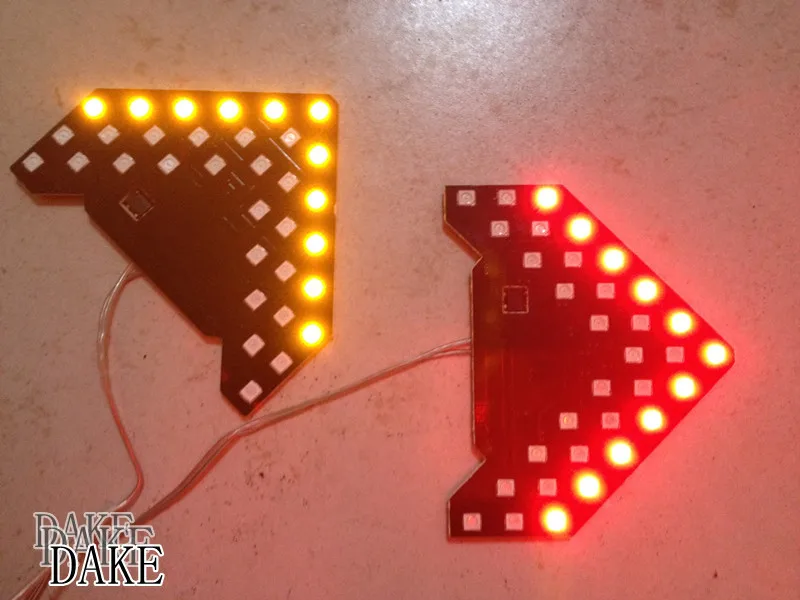 Красный желтый и зеленый цвета синий 33 SMD СВЕТОДИОДНЫЙ последовательного стрелка