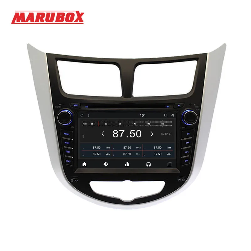 Marubox 7A300MT8 Штатное головное устройство для Hyundai Solaris 2013+ на ОС Android 8.1 IPS 7&quot DVD