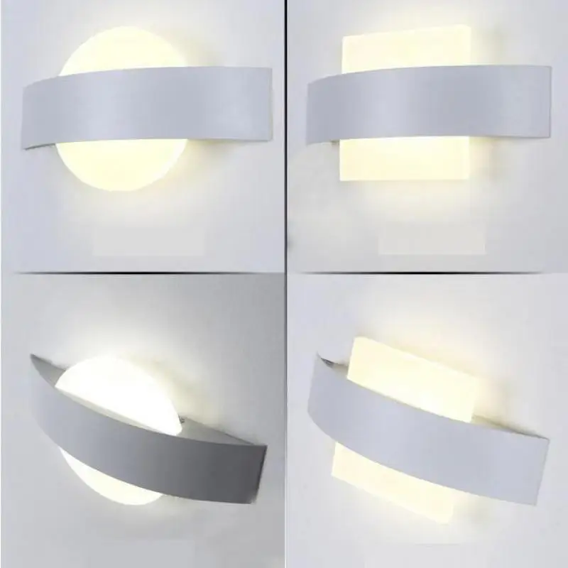 Современные Настенные светильники для спальни абажур аппликация на стену бра