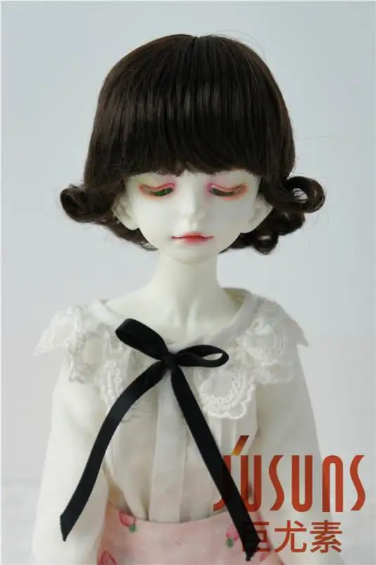 JD047 MSD кукла парик 1/4 классический курчавый BJD парики для 7-8 дюймов мягкий