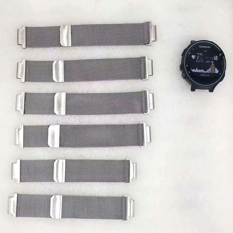 For Garmin Forerunner 220 230 235 630 620 735 Milanese Loop Magnetic Strap for Approach S20 S5 S6 Watch Band Straps | Электроника