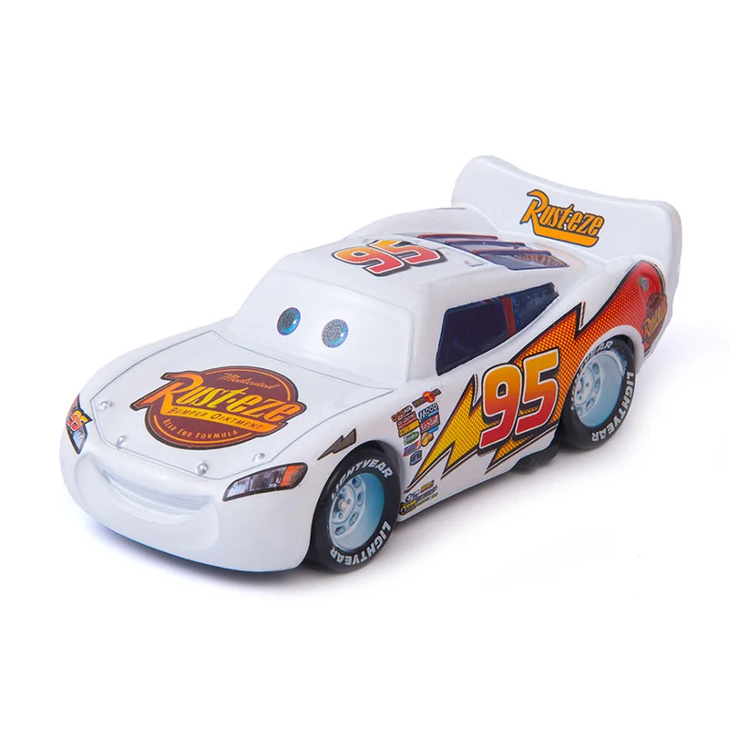 McQueen 9.0 Disney машинок пиксара и с рисунками из мультфильма «Тачки 2 3 №36 гоночный автомобиль Lightning McQueen Джексон Storm Крус Mater 1:55 Diecast металлического сплава Модель автомобиля игрушки подарки - Цвет: McQueen 9.0