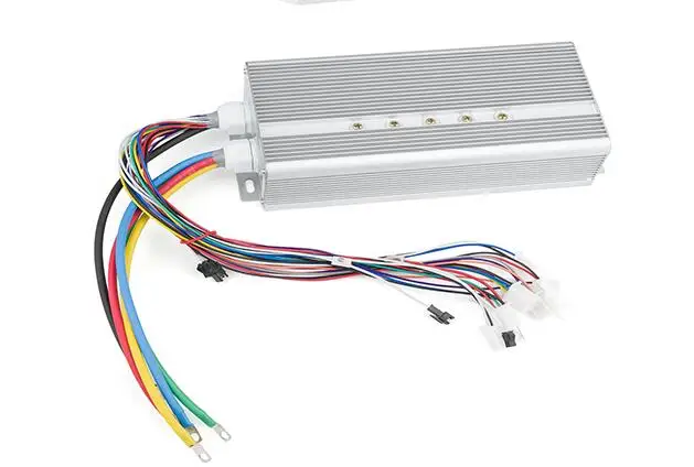Бесщеточный контроллер 42 V-72 V 3000W 50A 24Mosfet 120 градусов фазовый Электрический велосипед регулятор скорости вращения двигателя Байк, способный преодолевать Броды контроллер скутера - Цвет: 72V 3000W 50A