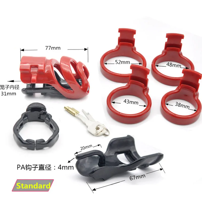 Новое стандартное мужское устройство верности из смолы замок для пениса бондаж