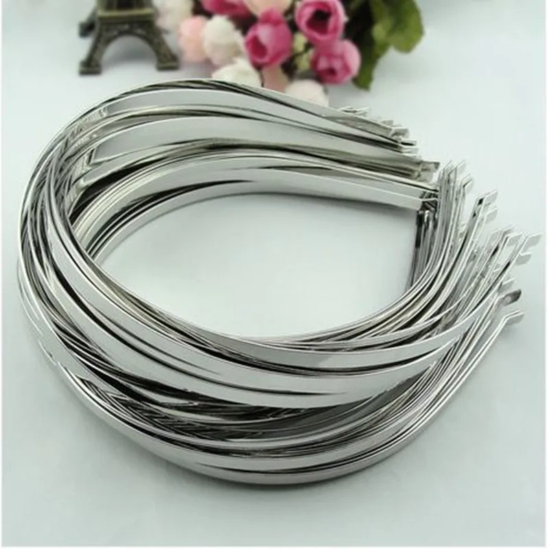 Бесплатная доставка! Оптовая продажа 7 мм повязка на голову из нержавеющей стали