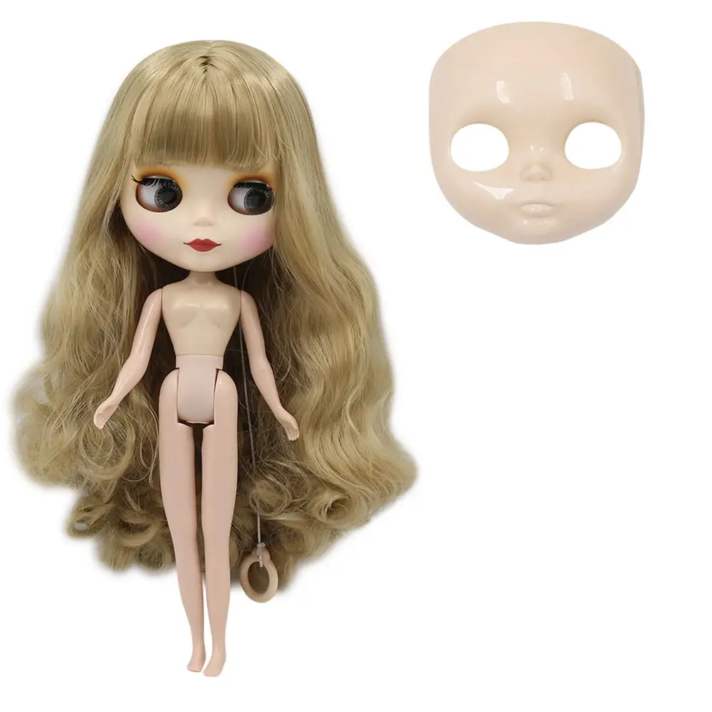 Original body doll Blyth кукла ледяная фабрика шарнирное тело DIY обнаженные игрушки BJD модные куклы девочка подарок Специальное предложение Горячая Распродажа с лицом оболочки ручной набор A& B - Цвет: Original body doll