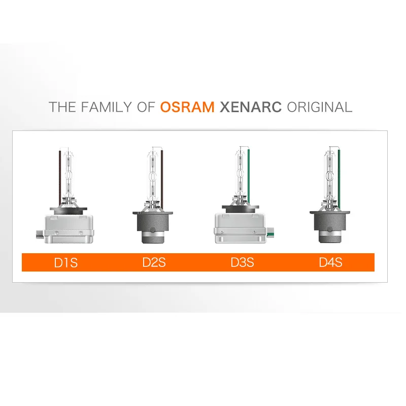 OSRAM D1S D2S D3S D4S 66140 66240 66340 CLC 12 в 35 Вт Классическая оригинальная запасная часть 4200K HID
