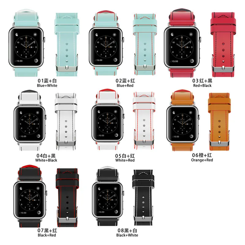 Кожаный ремешок Laforuta для Apple Watch Series 4 44 мм 40 женщин и мужчин iWatch 42 38 браслет|Ремешки