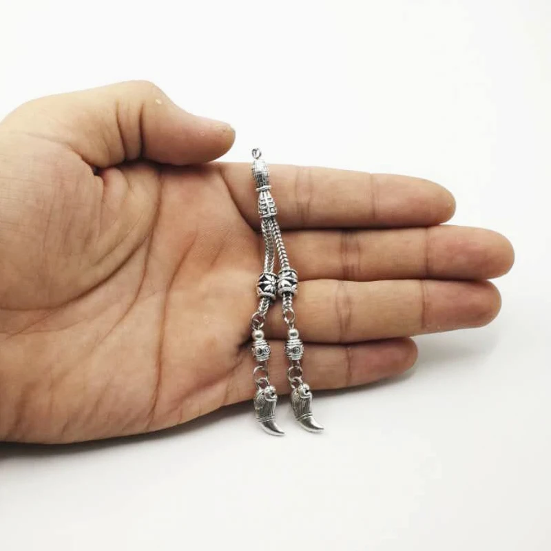 Металлическая подвеска Tasbih с кисточками и головой льва классический стиль
