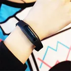 Женские светодиодные цифровые силиконовые часы relojes mujer, регулируемые водонепроницаемые спортивные резиновые часы relogios femininos dames horloges