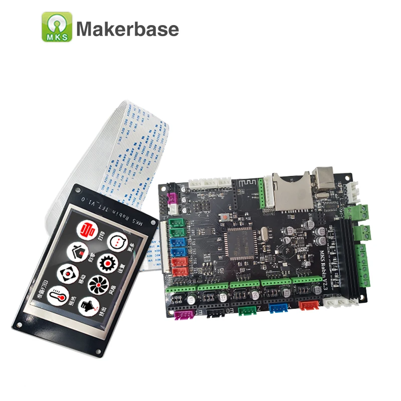 MKS Robin Интегральная плата STM32 контроллер материнская с TFT дисплеем 3d принтер diy