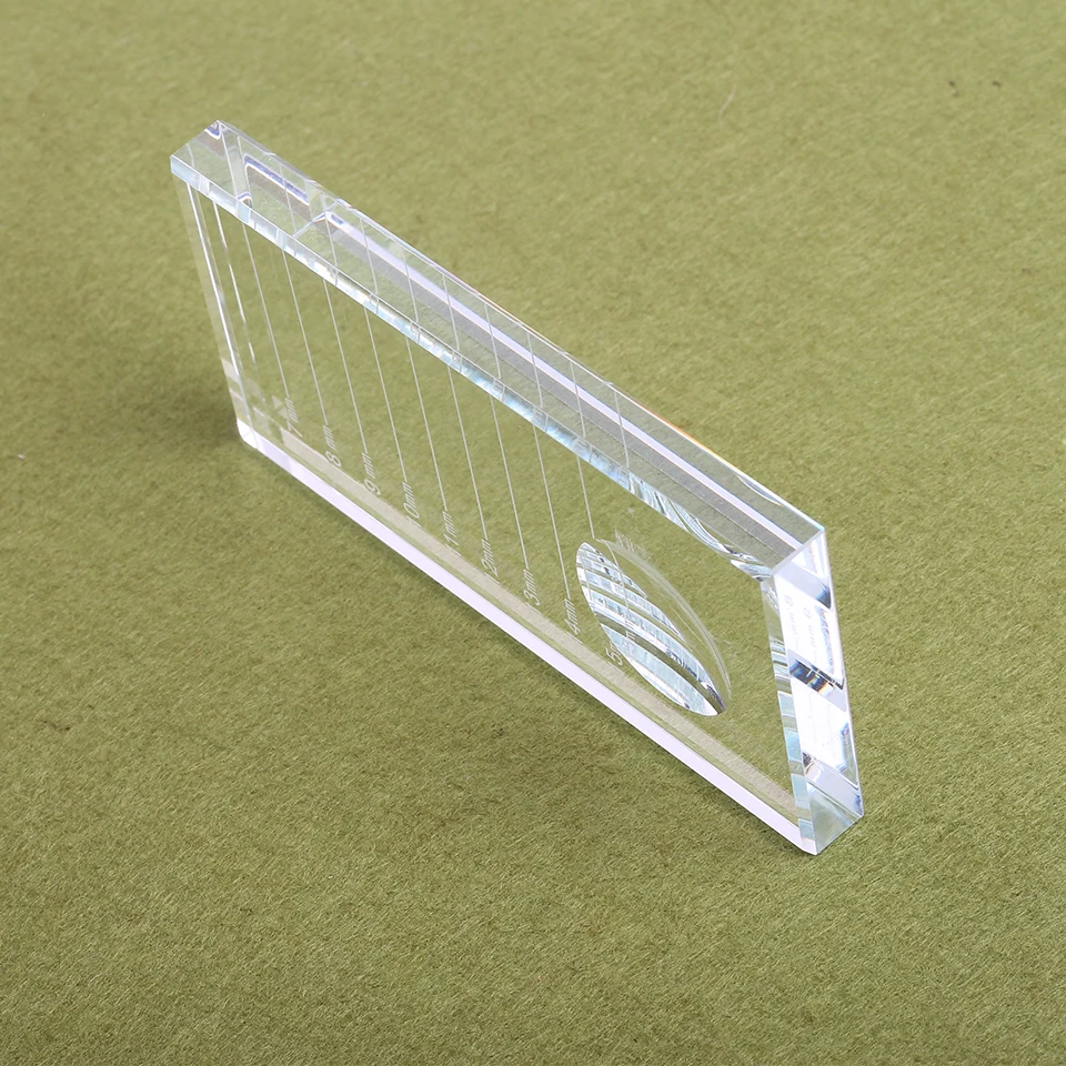 5 шт./лот Печатный камень для наращивания ресниц Нефритовый Кристальный