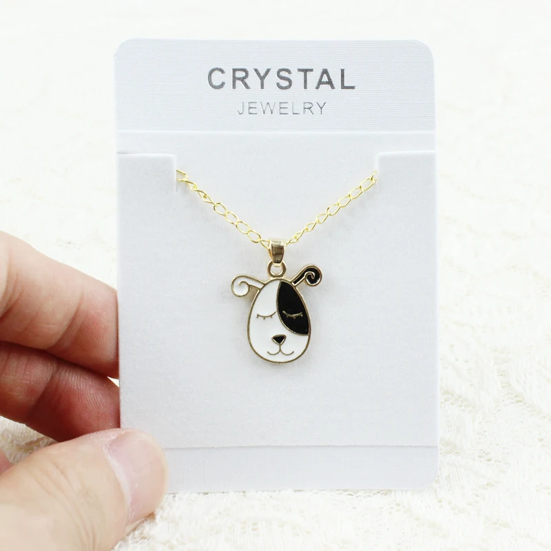 HOT Fashion Cute Pets Dogs Lover Gold Chain Enamel Animal Husky Poodle Dog Pendant Necklaces Gift For Women New Jewelry | Украшения и