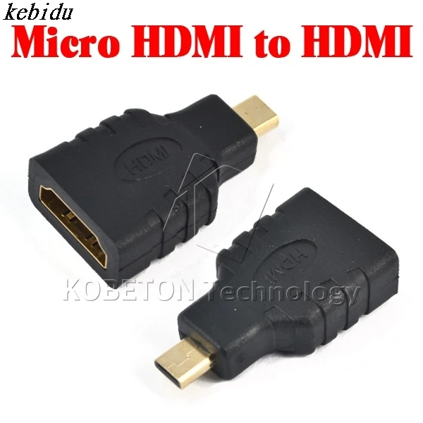 Kebidu 5/10 шт 1080P Micro Type D Male to Standard A Женский удлинитель адаптер с конвертером HDMI