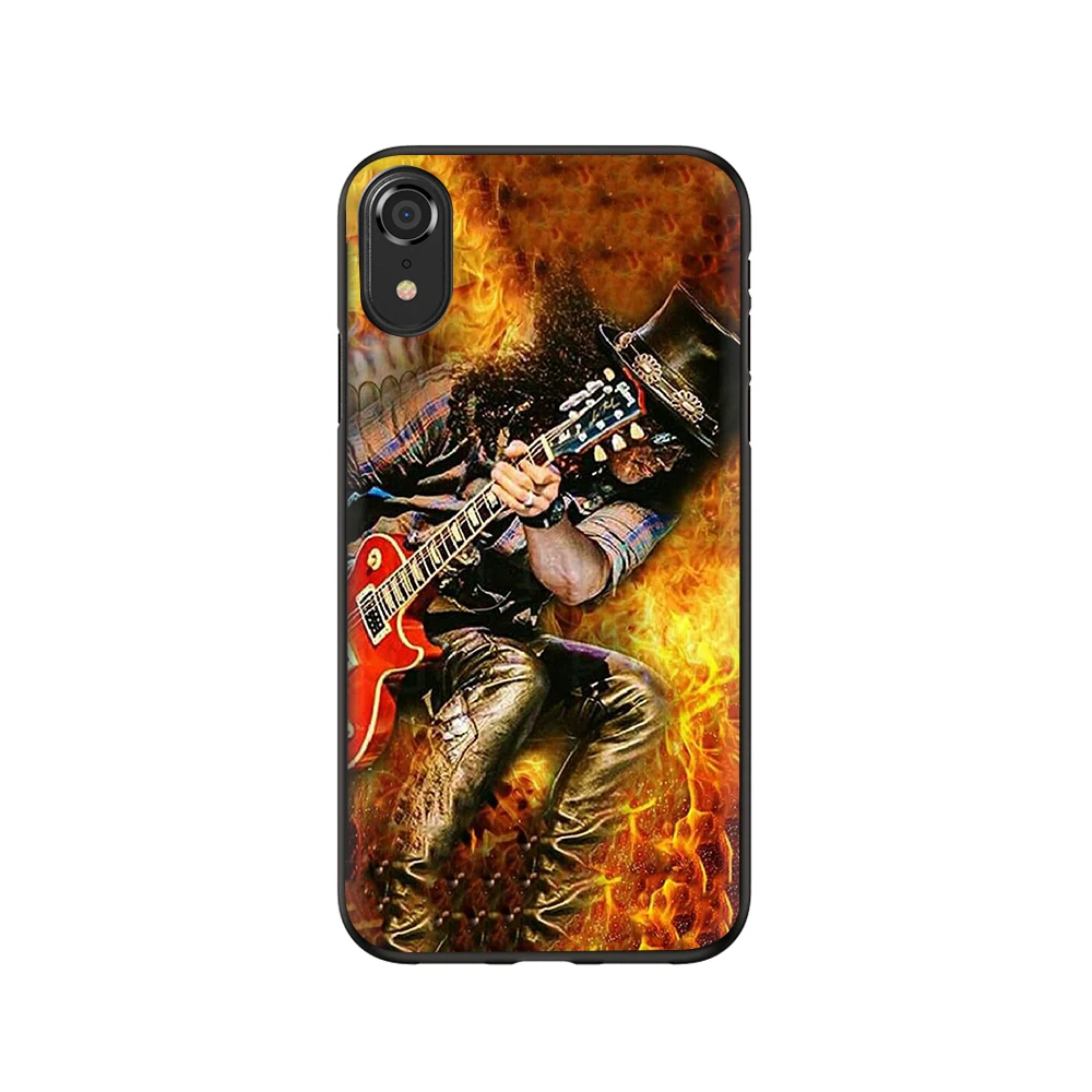 Ac dc acdc ТПУ Мягкий силиконовый чехол-накладка для Apple iPhone 5 5S SE 6 6S 7 8 Plus X XR XS 11 Pro Max - Цвет: B6