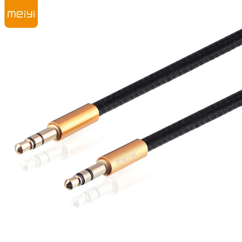 Meiyi Позолоченный разъем 3 5 мм Aux кабель папа аудио для автомобиля iPhone MP3 MP4 наушники