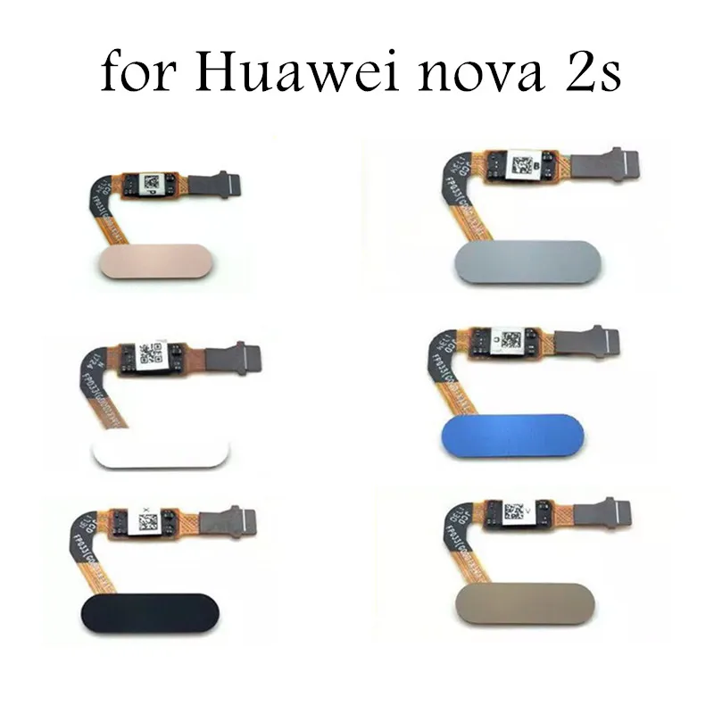 Сканер отпечатков пальцев для Huawei nova 2s гибкий кабель домашней кнопки сенсорный