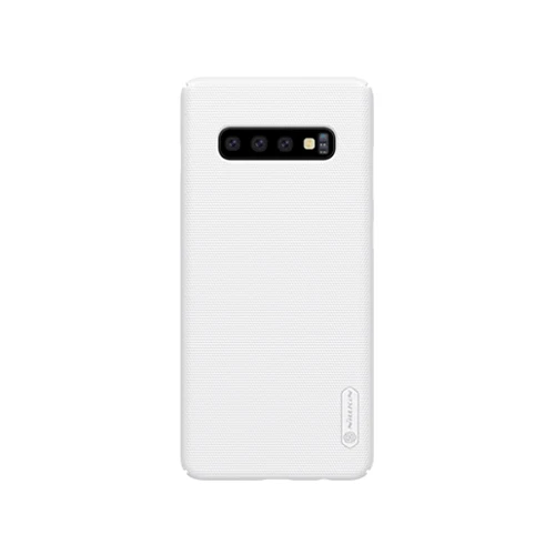 White Nillkin для samsung Galaxy S10 5G Plus S10e чехол жесткий матовый PC защитный щит задняя крышка ж/подарок держатель телефона - Цвет: White