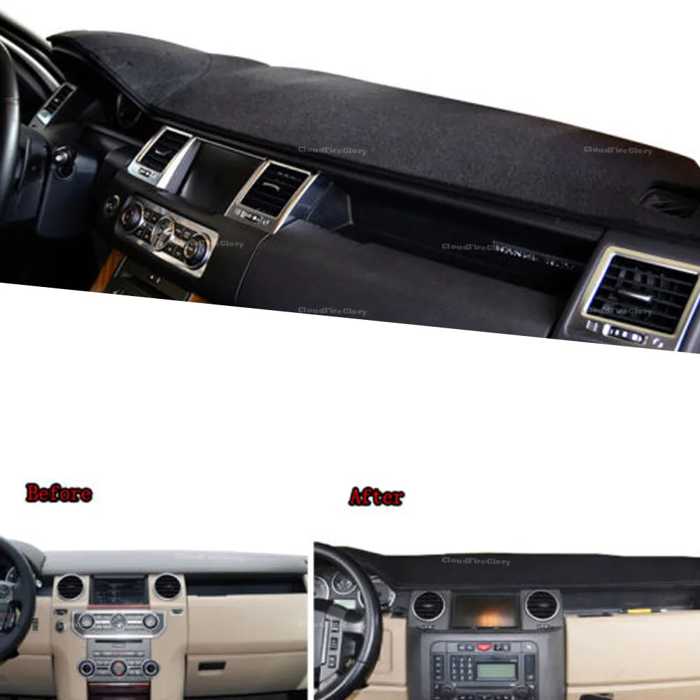 CloudFireGlory крышка приборной панели коврик для Солнцезащитный ковер Land Rover LR3 LR4 Range