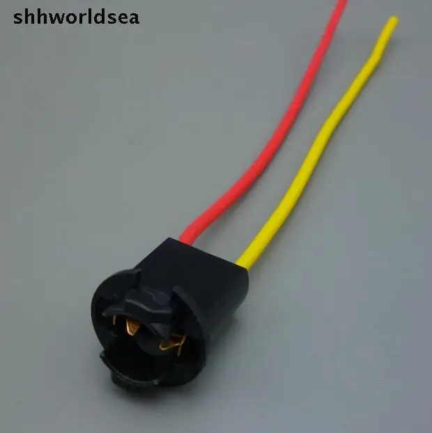 Shhworldsea LED T10 Патрон лампы держатель W5W подключаемый удлинитель разъем 500 шт./лот |