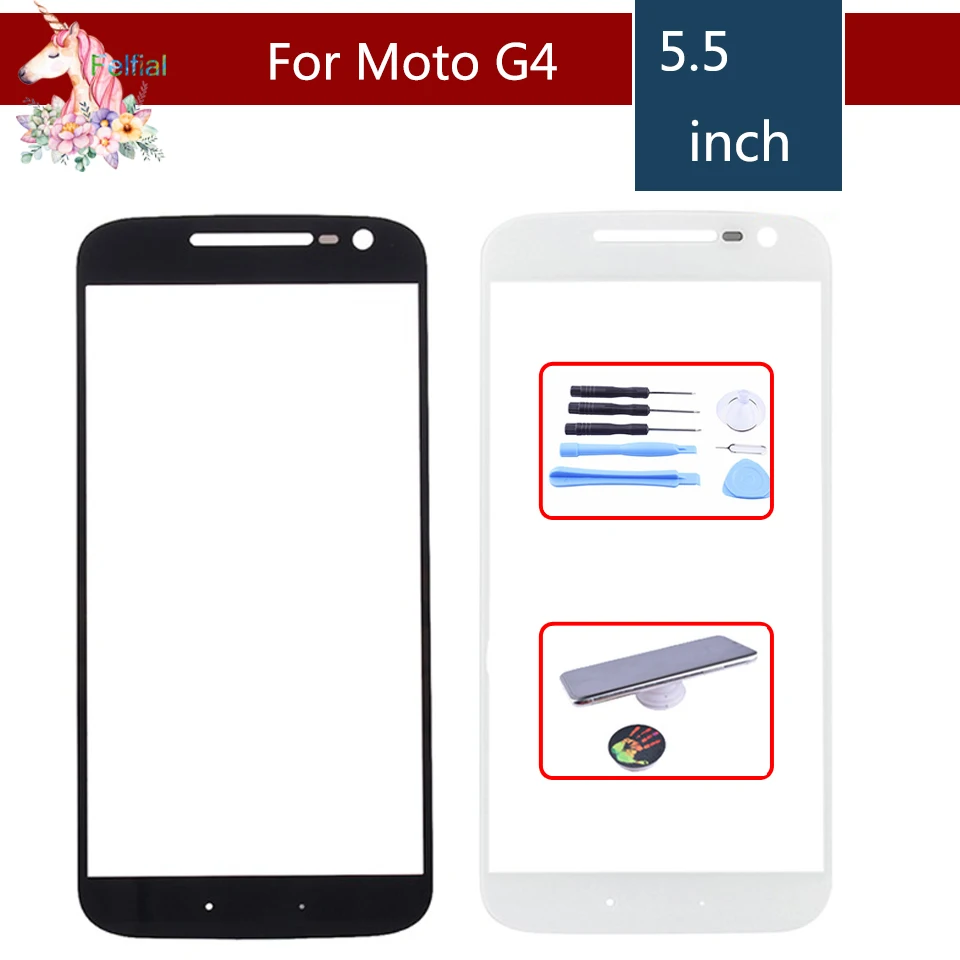 Для Motorola Moto G4 XT1620 XT1621 XT1622 XT1623 XT1624 XT1625 сенсорный экран передняя внешняя стеклянная