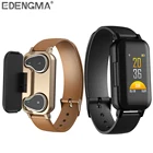 Смарт-браслет T89, беспроводные Bluetooth 5,0, наушники-вкладыши, монитор сердечного ритма, ремешок для разговоров, часы, браслет для мужчин и женщин PK Huawei B5