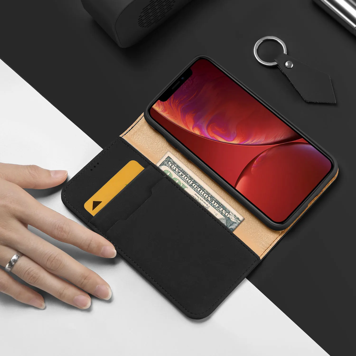 Чехол-книжка для iPhone 12 Mini 11 Pro Xs Max X XR 6 6s 7 8 Plus SE 2020 из натуральной кожи | Мобильные