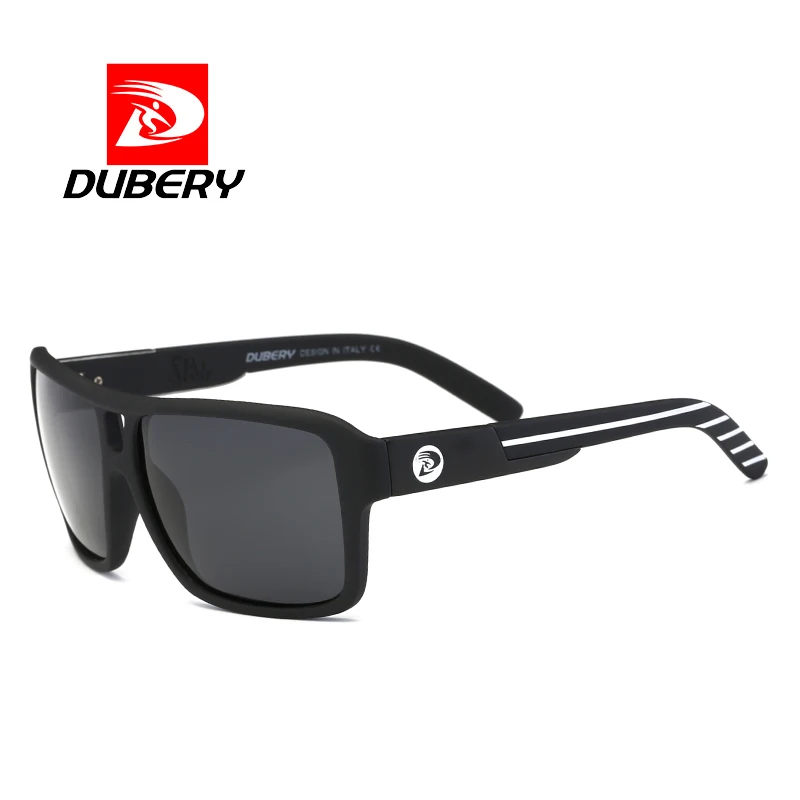 

DUBERY Brand Design Polarized Sunglasses Men Driver Shades Male Vintage Sun Glasses for Men Spuare Mirror Summer UV400 Oculos