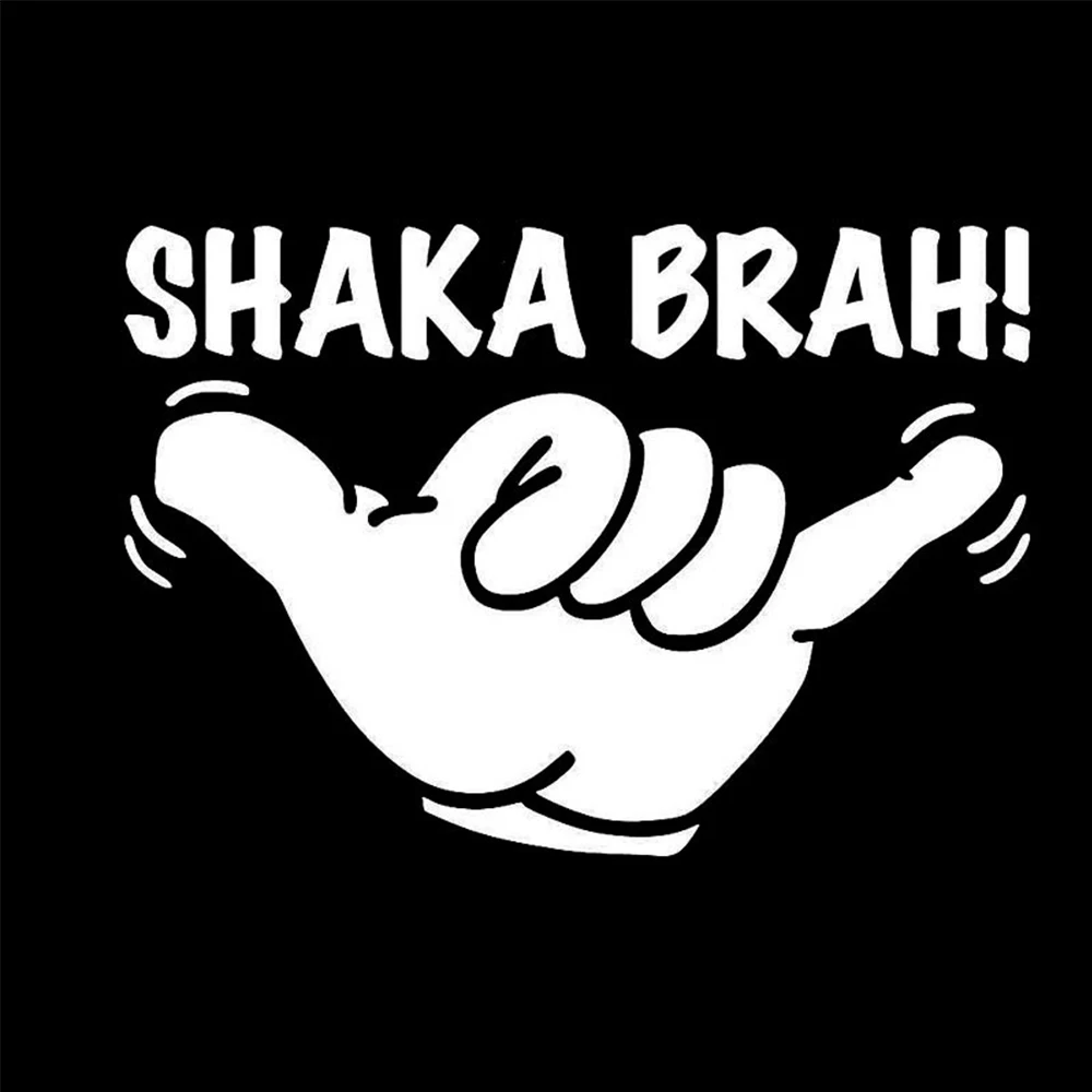 14*9 9 см новые Виниловая пленка для оклеивания автомобилей наклейки тела Shaka брах