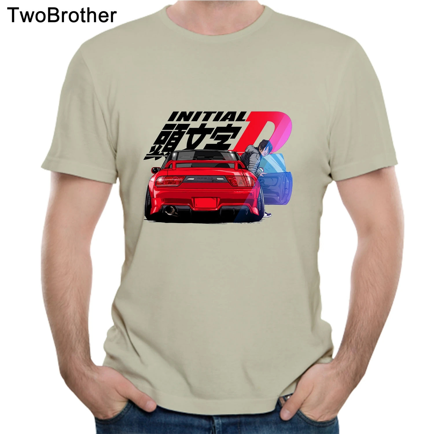 AE86 Initial D футболка Большие размеры повседневные футболки популярные Японии аниме