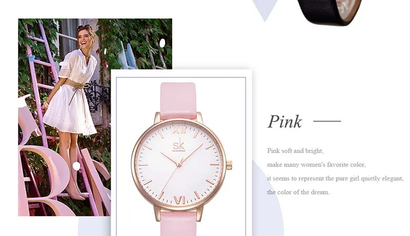 Montre Femme платье часы для женщин Shengke бренд модные женские часы для женщин тонкий кожаный ремешок часы для женщин Relogio Reloj SK