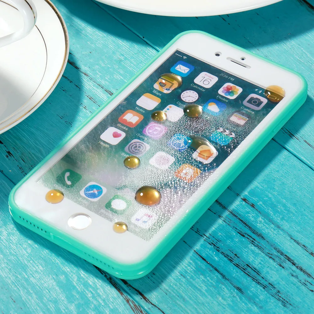 KISSCASE водонепроницаемый чехол для iPhone 6 7 прозрачный мягкий ТПУ Дайвинг Плавание