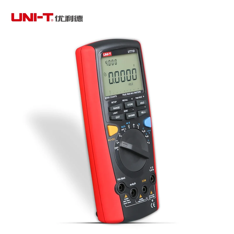 40000 отсчетов UNI-T UT71C inteligente True RMS DMM Цифровой мультиметр w/температура тест amperimetro