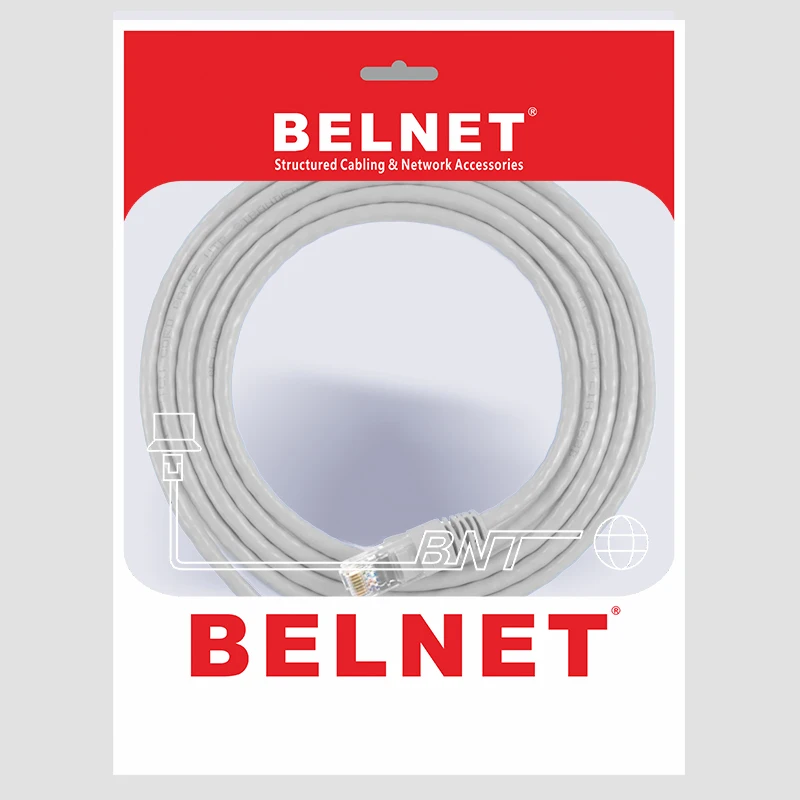 

BELNET RJ45 Cat5e Ethernet Cable UTP Network Lan Cable Cat 5 RJ45 Patch Cord 1m 2m 3m 5m 10m 20m For PS Computer Router Cable