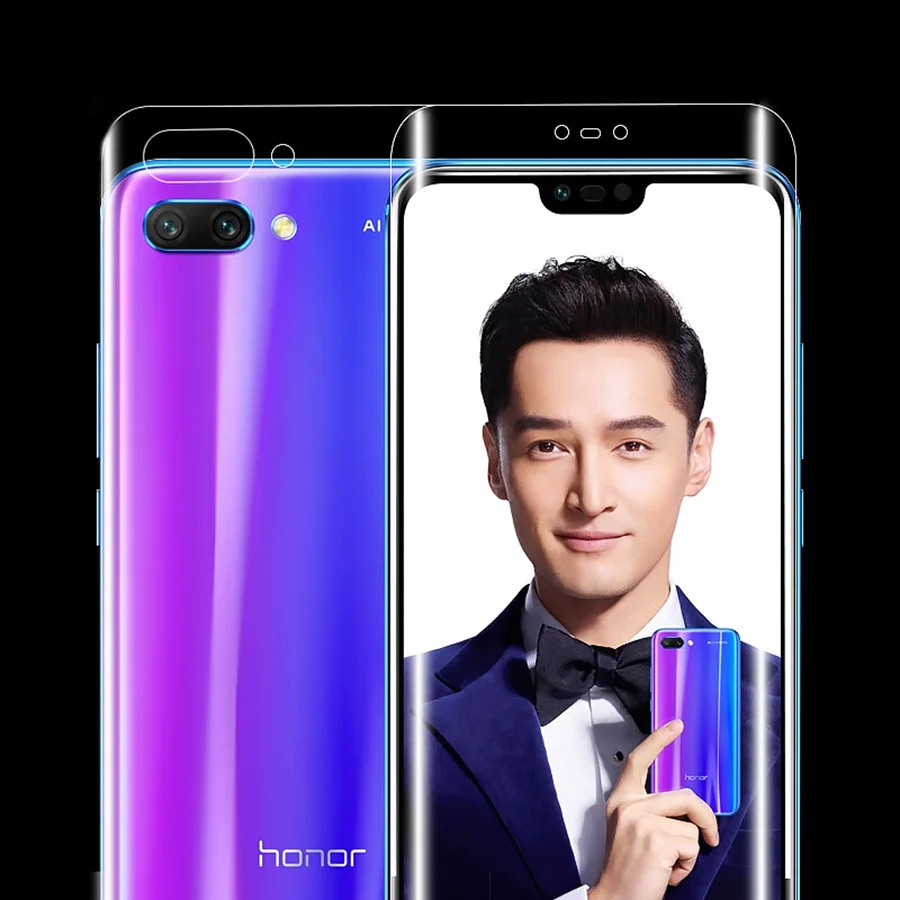 Защитная силиконовая пленка на весь корпус для huawei Honor View 20 8x P smart Plus 2019 Nova 3 3i mate P30