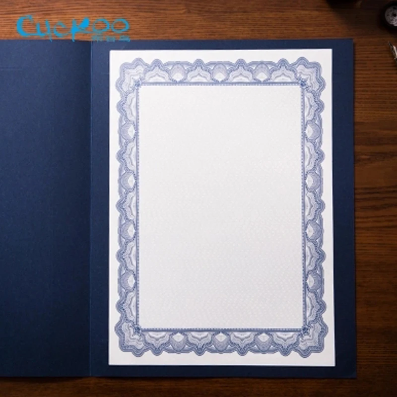 KOEKOEK DIY zetwerk ретро печати papier hebben затенение en frame a4 kopie certificaat 15 листов/Зак