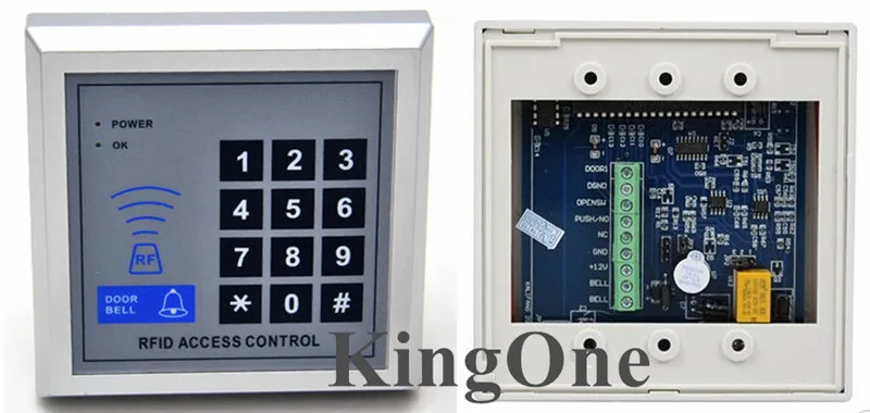 Система контроля доступа Rfid полный комплект + 280 кг (фунтов) электронный дверной