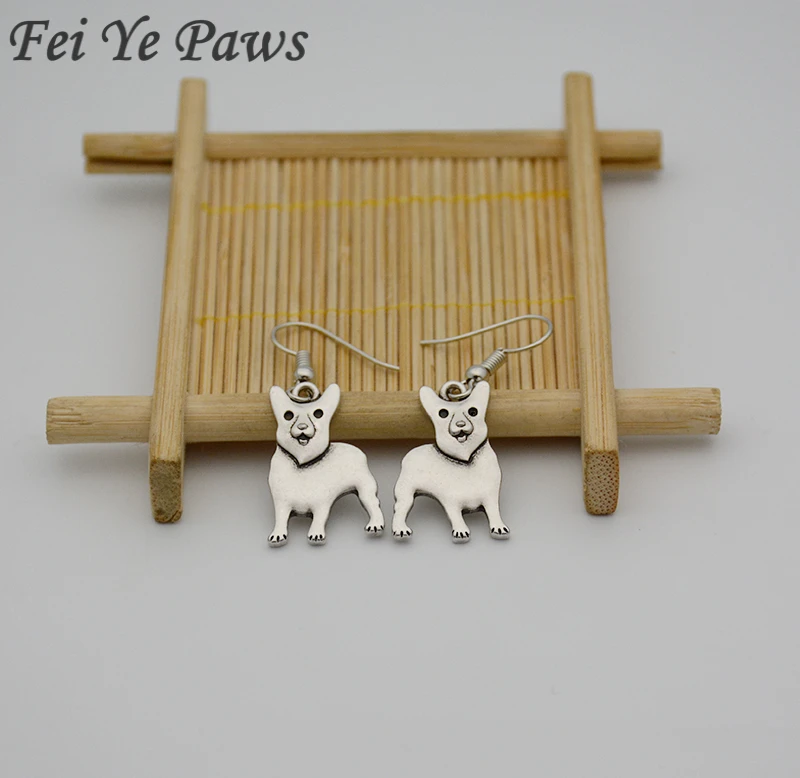 Богемные Винтажные висячие серьги в стиле валлийский корги длинные бохо для