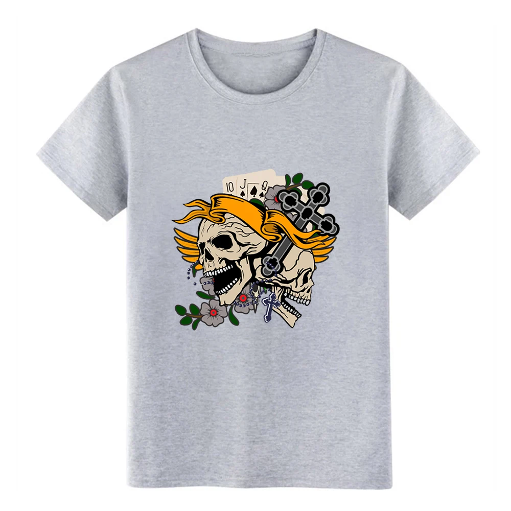 Men's Old School Tattoo t shirt designer 100% cotton S-XXXL Normal Interesting fashion Spring Autumn Outfit | Мужская одежда